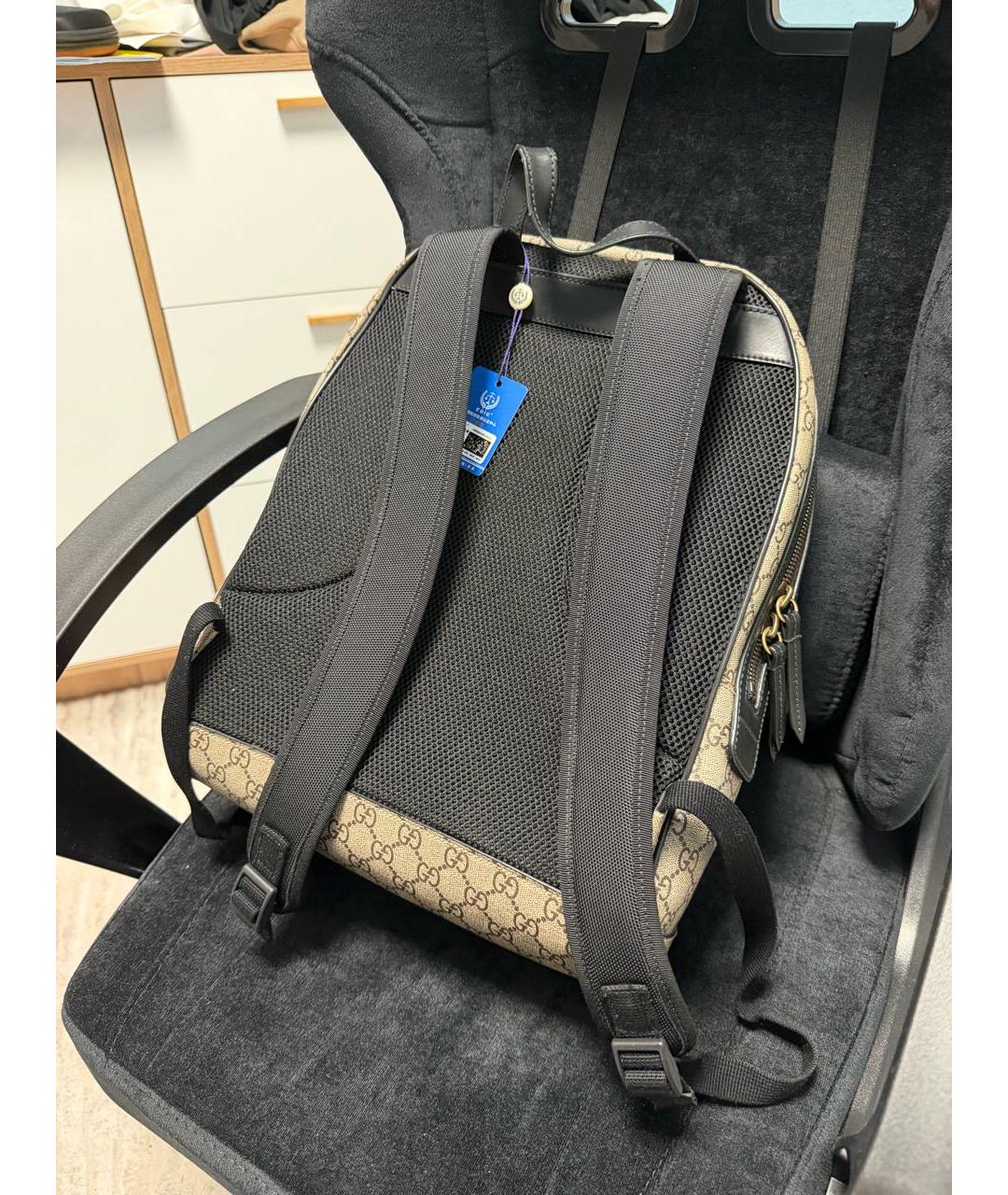 GUCCI Бежевый рюкзак, фото 3