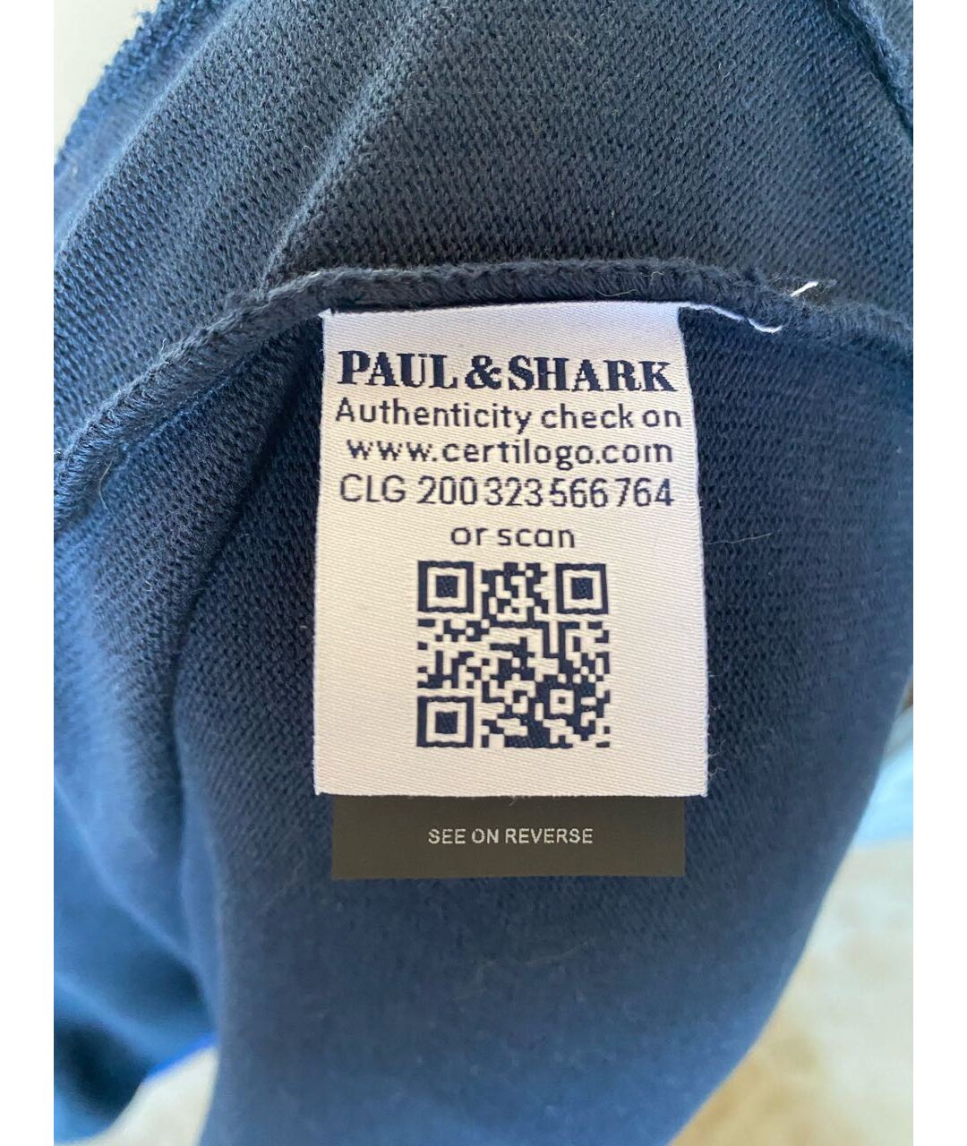 PAUL & SHARK Синий хлопковый кардиган, фото 5