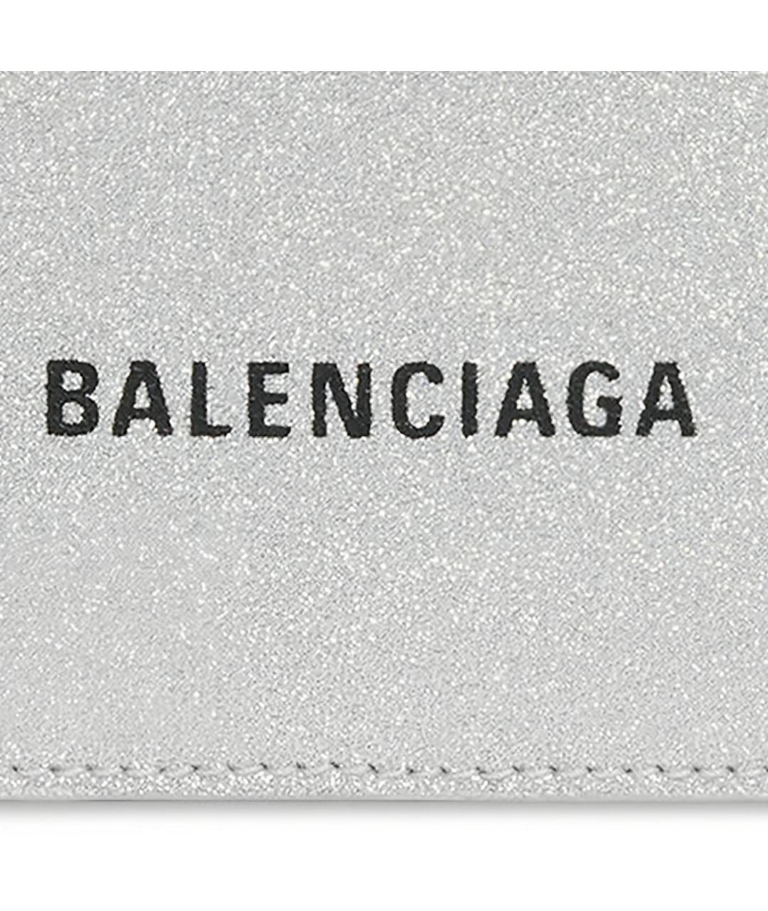 BALENCIAGA Серебряный кардхолдер, фото 4