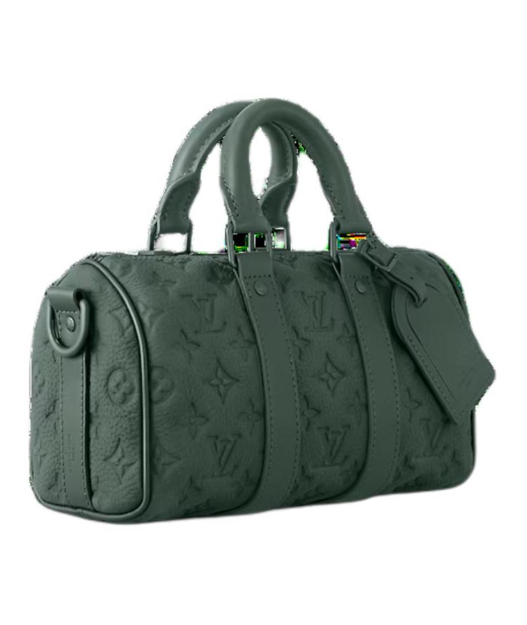 LOUIS VUITTON Зеленая кожаная сумка на плечо, фото 2