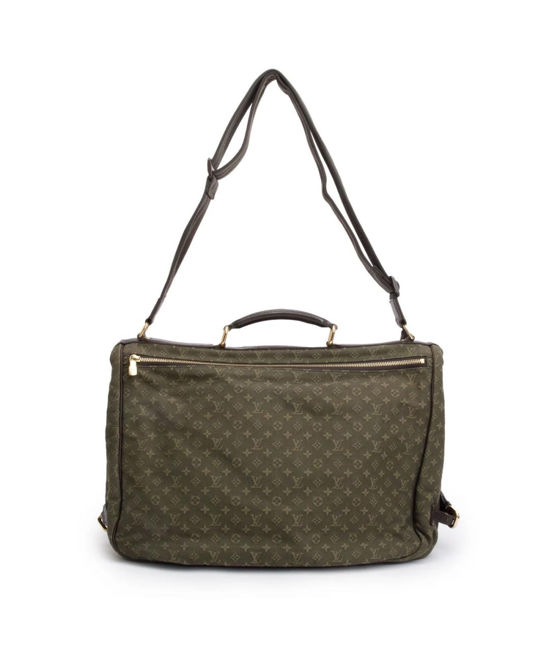 LOUIS VUITTON Хаки деним сумка на плечо, фото 3