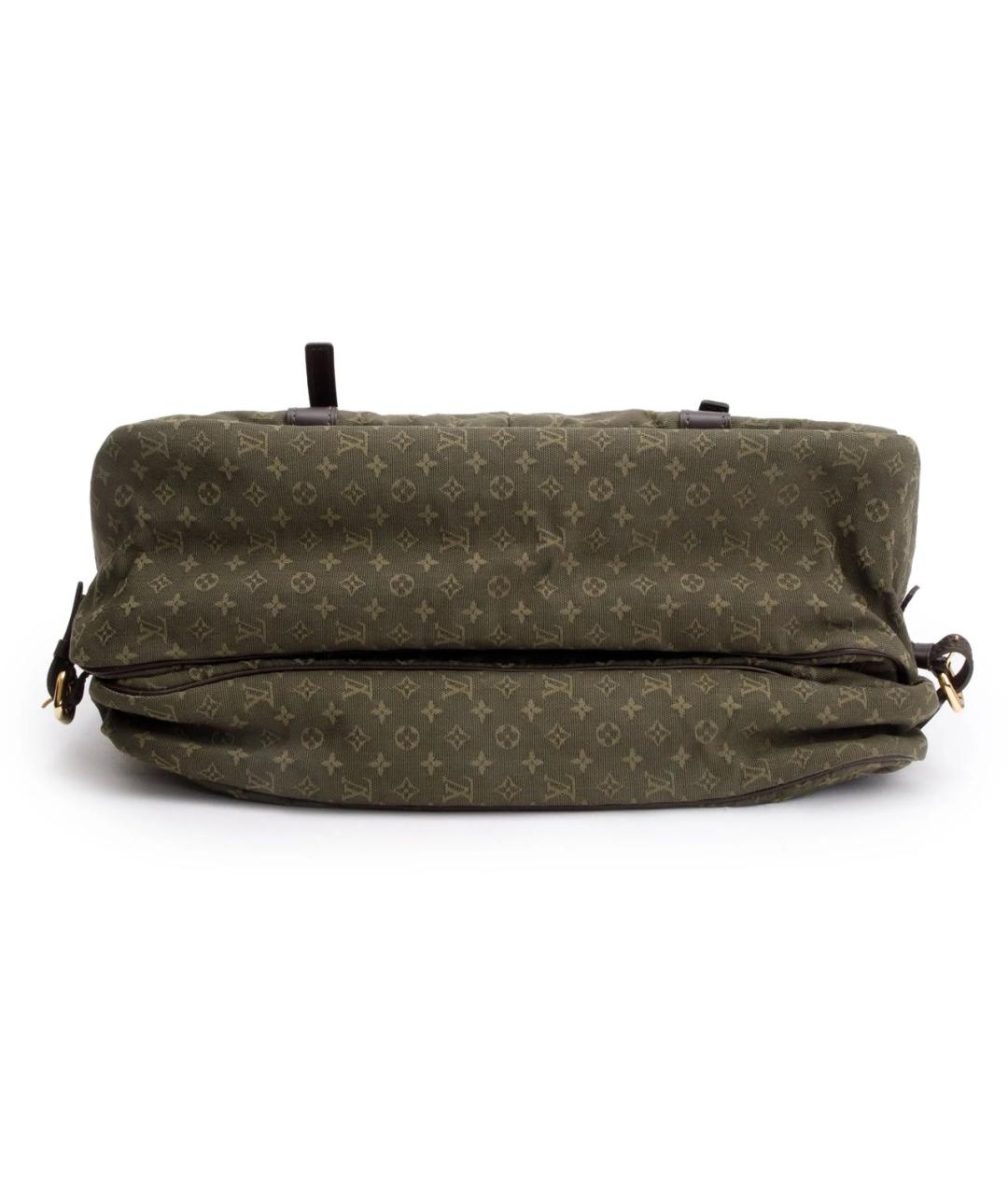LOUIS VUITTON Хаки деним сумка на плечо, фото 4