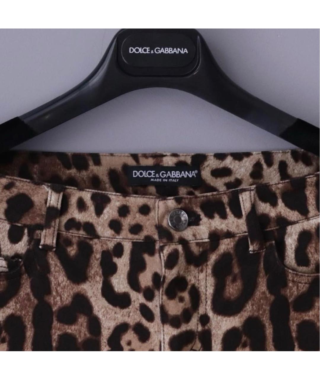 DOLCE&GABBANA Хлопко-эластановые брюки узкие, фото 4