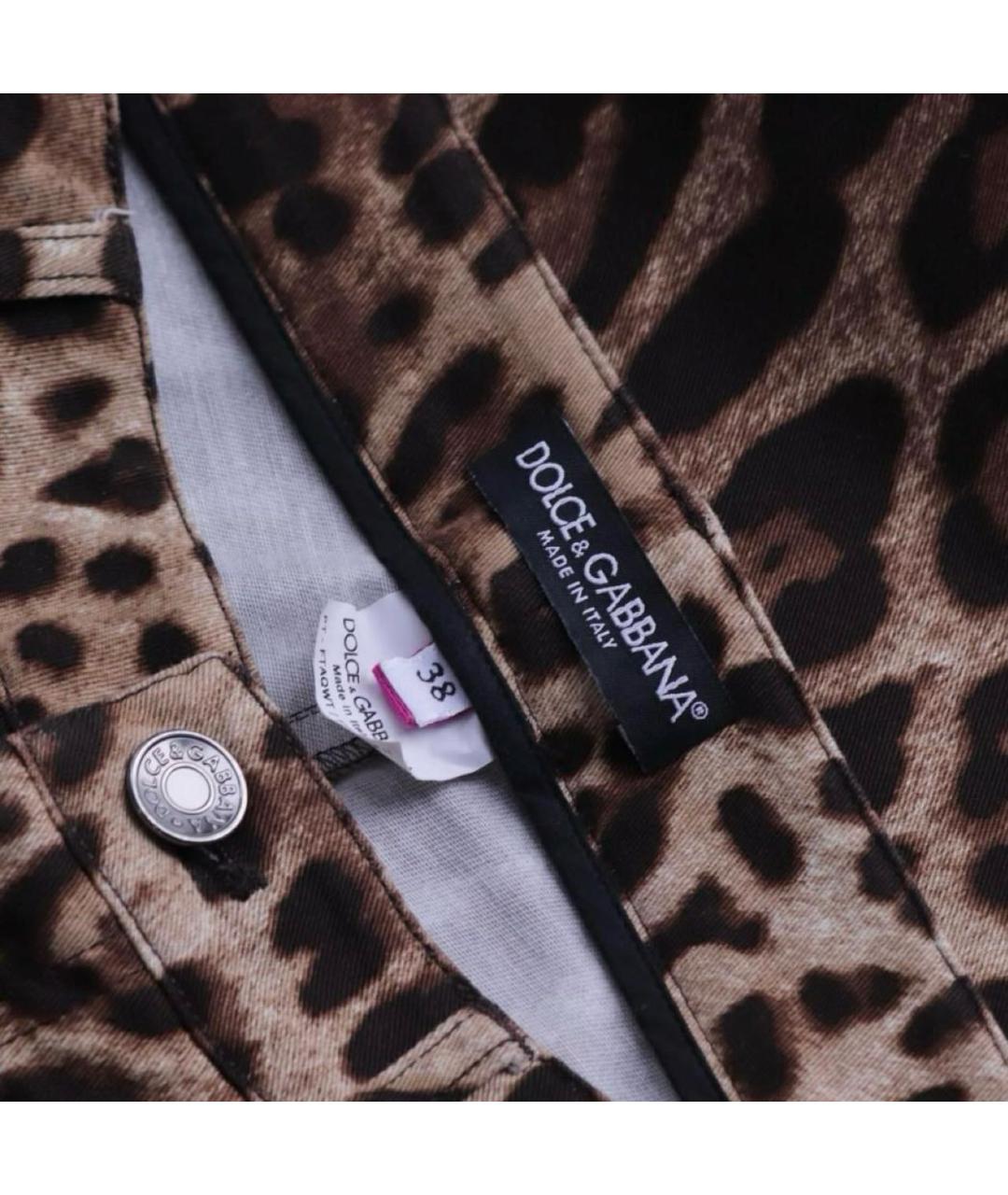 DOLCE&GABBANA Хлопко-эластановые брюки узкие, фото 5
