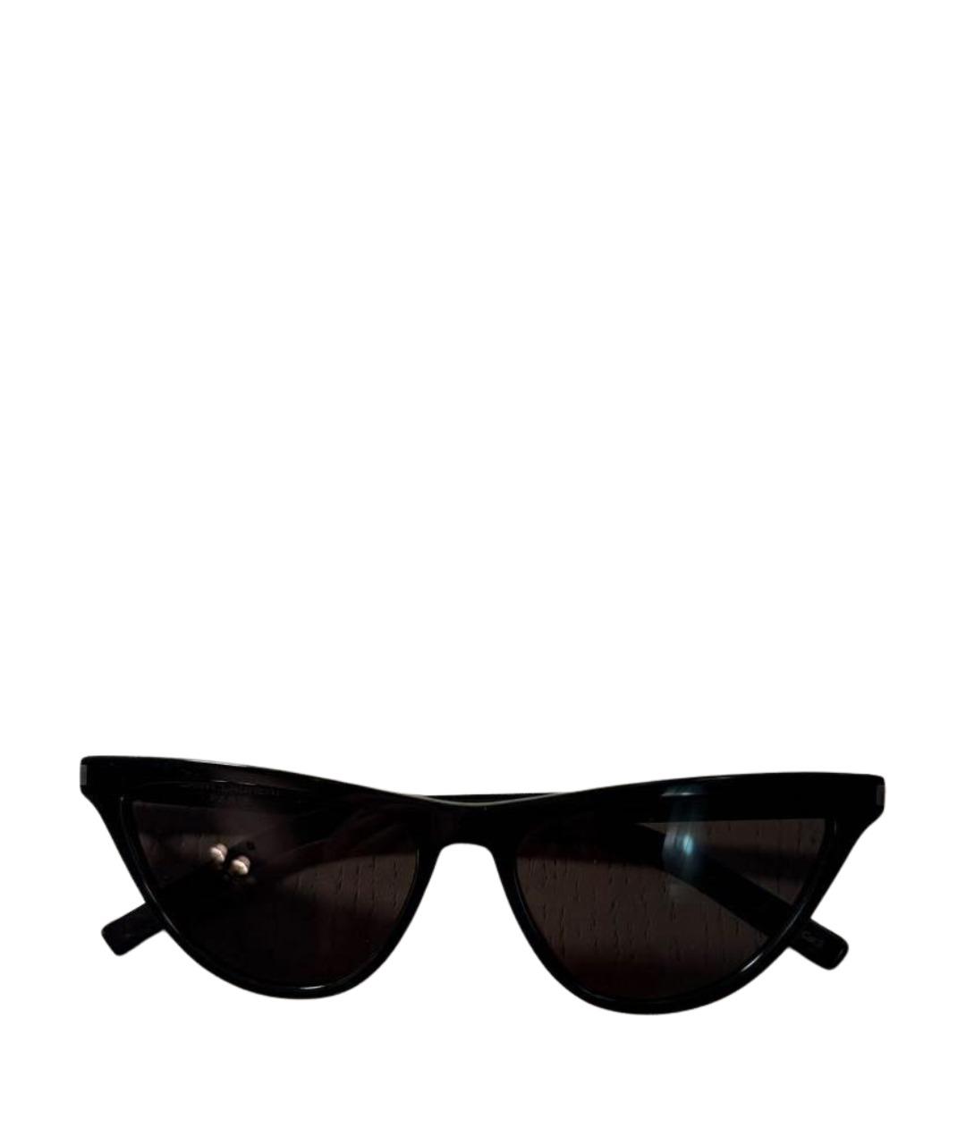 SAINT LAURENT Черные пластиковые солнцезащитные очки, фото 1