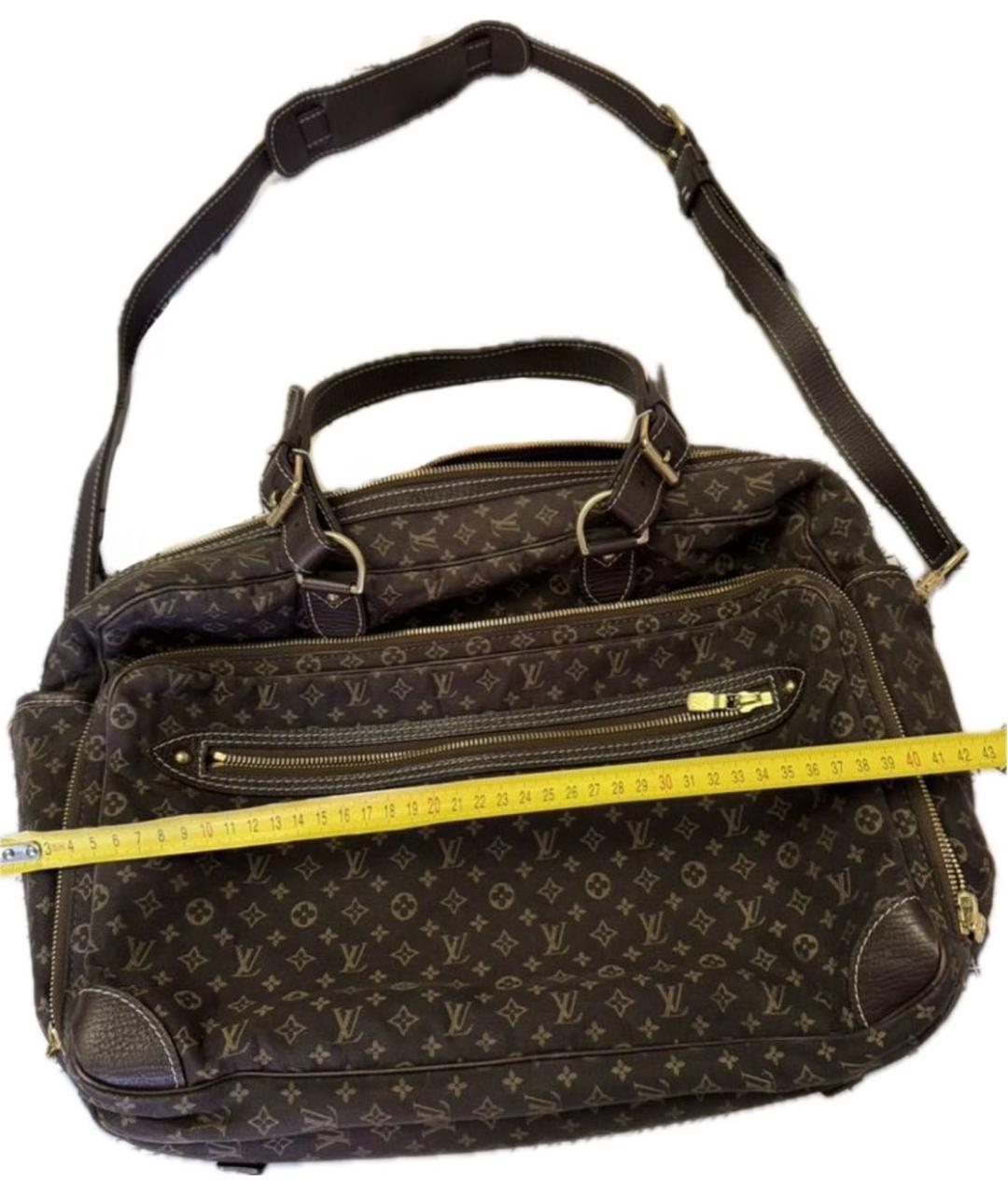 LOUIS VUITTON Коричневая деним сумка через плечо, фото 5