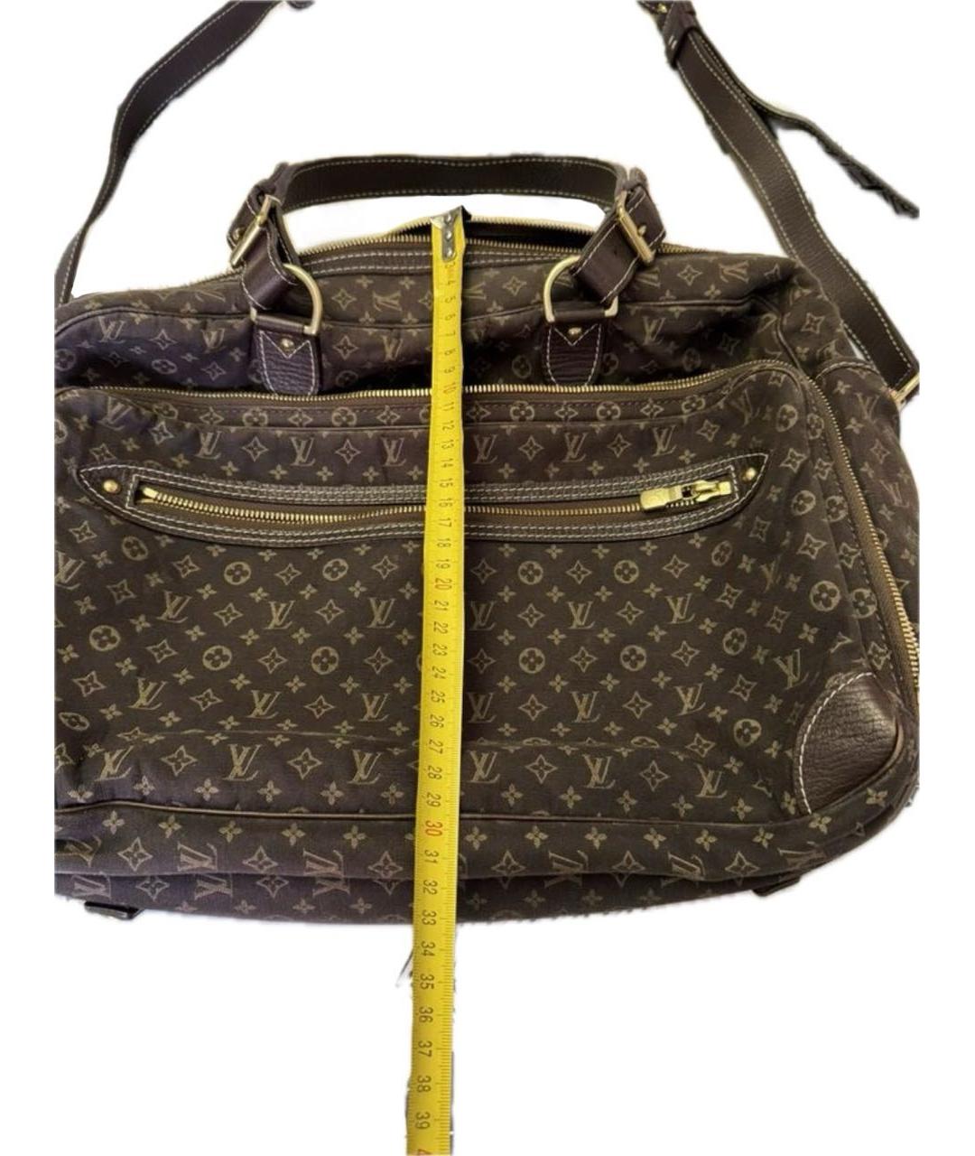 LOUIS VUITTON Коричневая деним сумка через плечо, фото 6