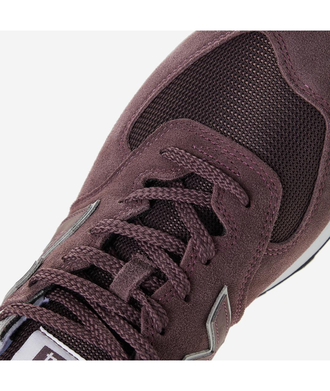 NEW BALANCE Бордовые замшевые низкие кроссовки / кеды, фото 7