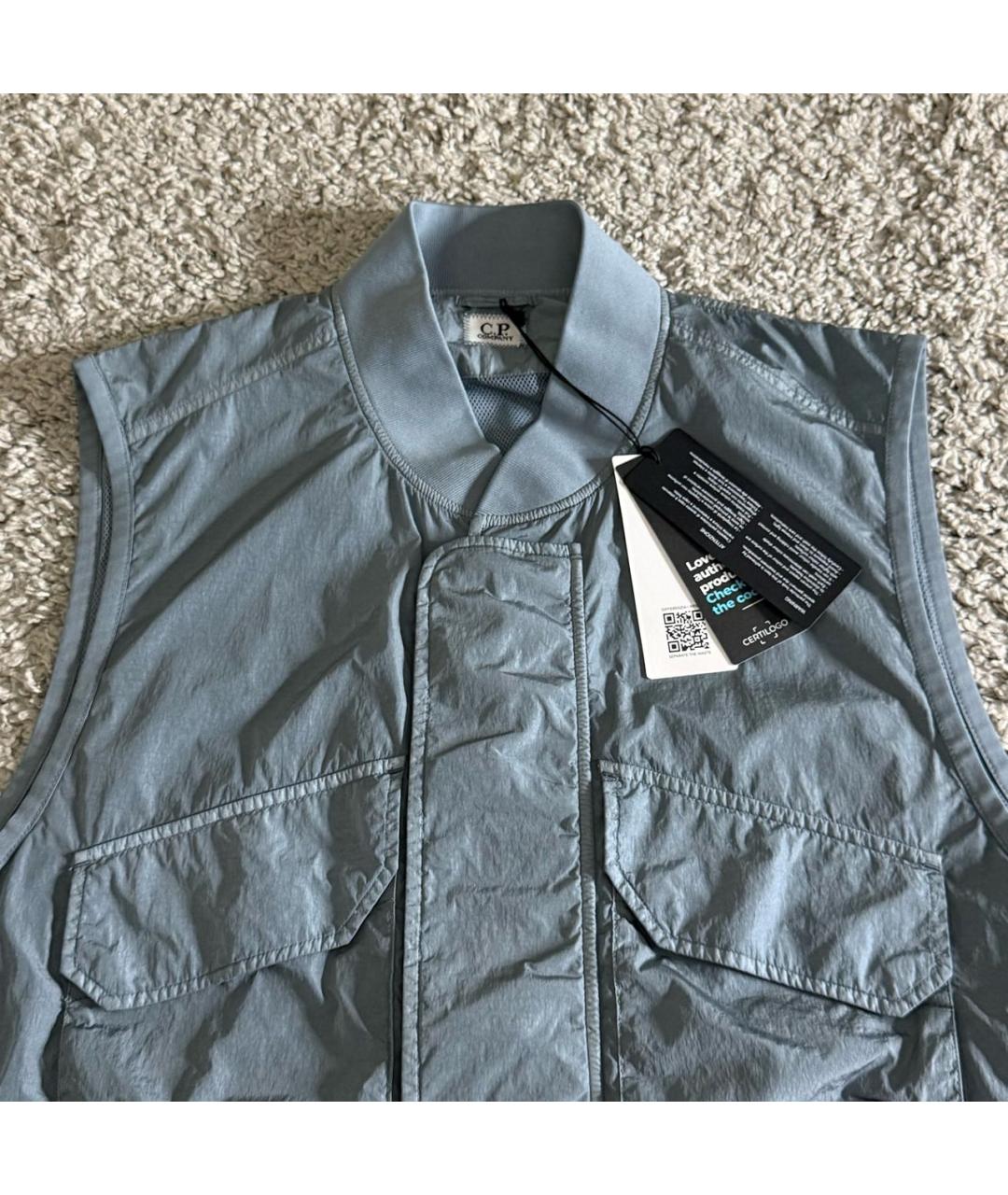 CP COMPANY Голубой жилет, фото 3