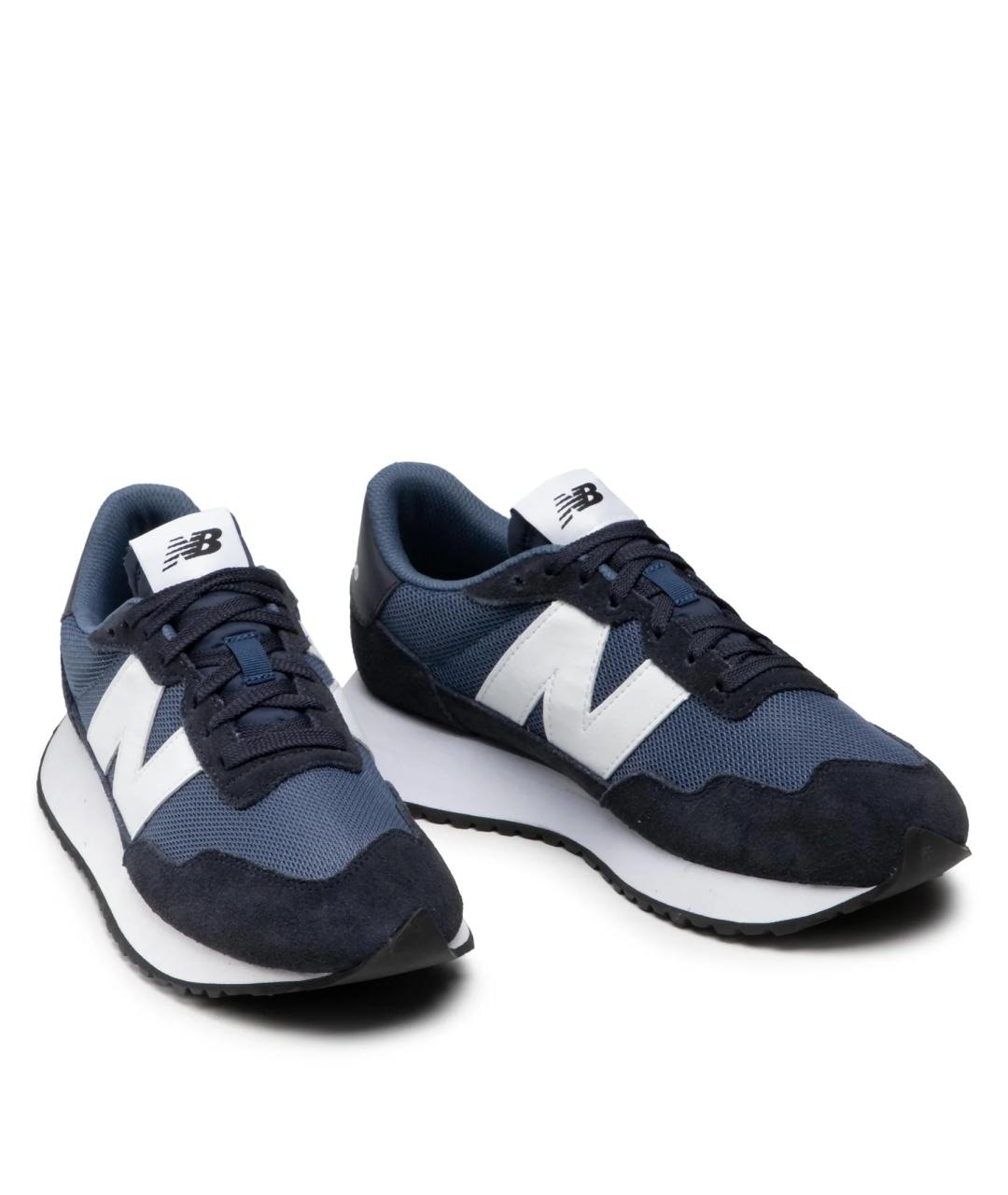 NEW BALANCE Темно-синие замшевые низкие кроссовки / кеды, фото 2