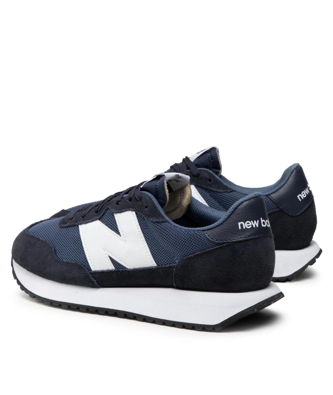 NEW BALANCE Темно-синие замшевые низкие кроссовки / кеды, фото 3
