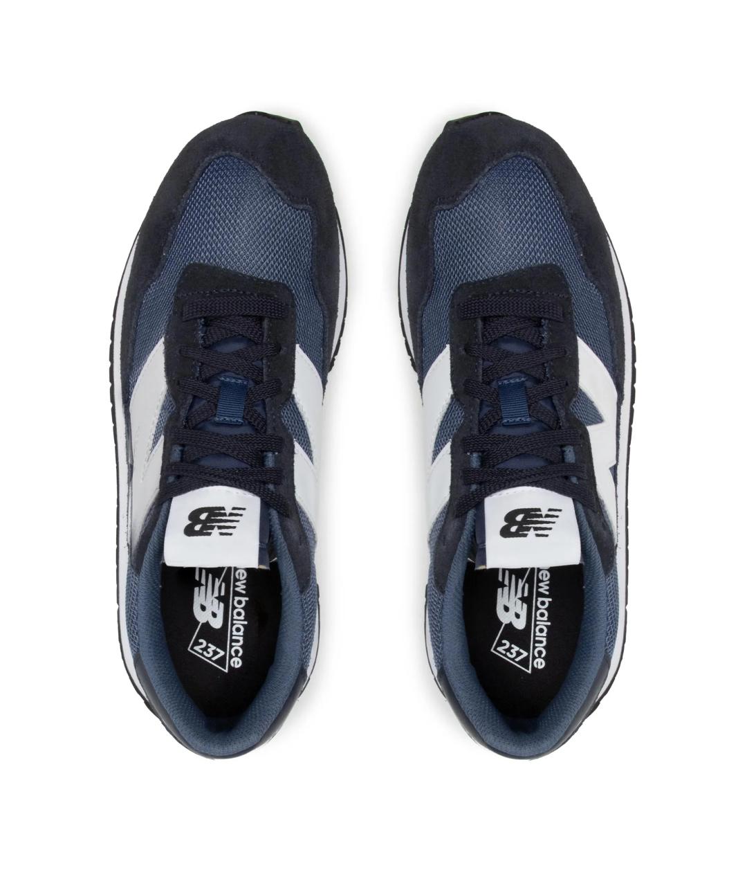 NEW BALANCE Темно-синие замшевые низкие кроссовки / кеды, фото 4
