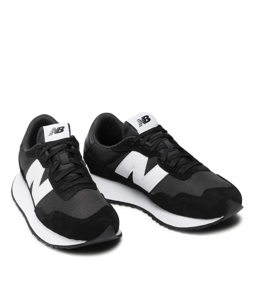 NEW BALANCE Черные замшевые низкие кроссовки / кеды, фото 2