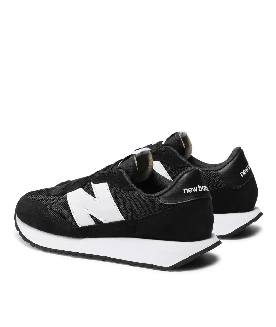 NEW BALANCE Черные замшевые низкие кроссовки / кеды, фото 3
