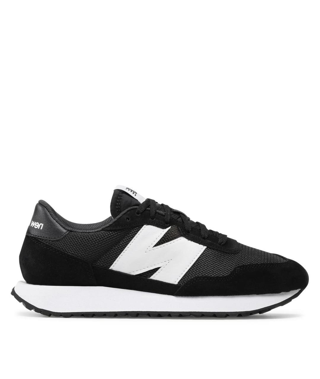 NEW BALANCE Черные замшевые низкие кроссовки / кеды, фото 1