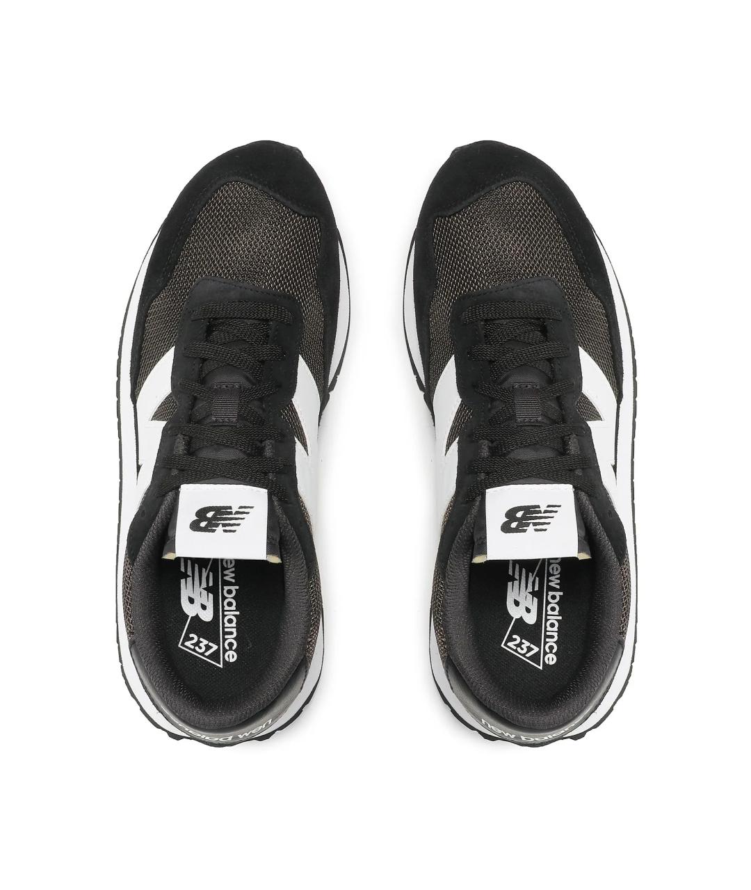 NEW BALANCE Черные замшевые низкие кроссовки / кеды, фото 4