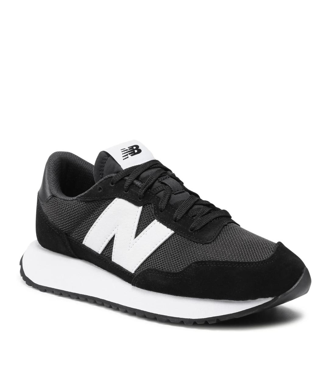 NEW BALANCE Черные замшевые низкие кроссовки / кеды, фото 5