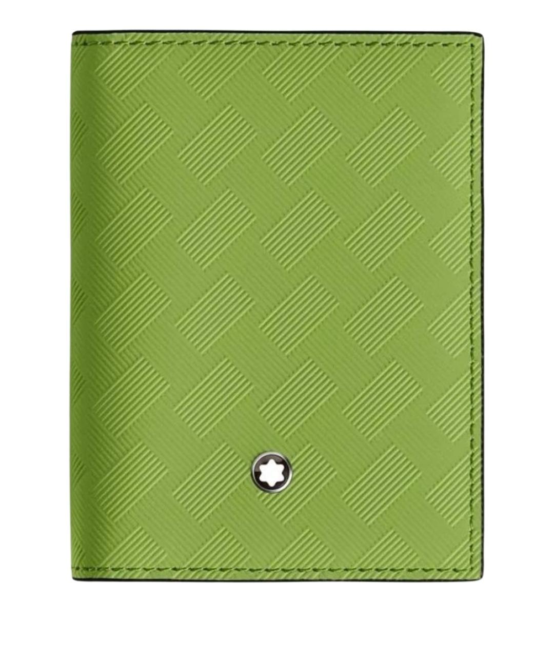 MONTBLANC Салатовая кожаная визитница, фото 1
