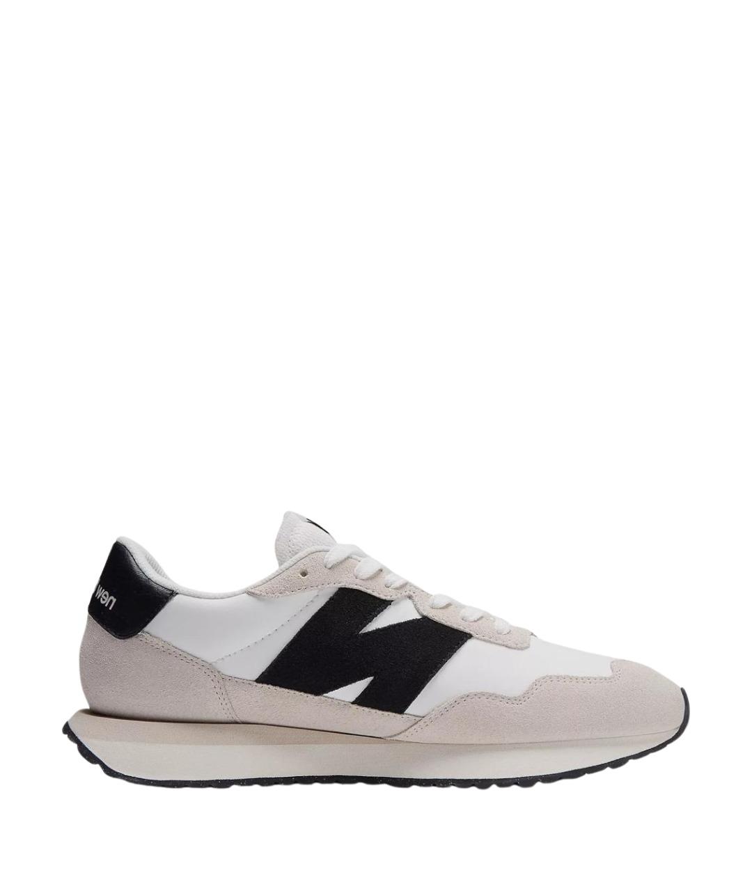 NEW BALANCE Бежевые замшевые низкие кроссовки / кеды, фото 1