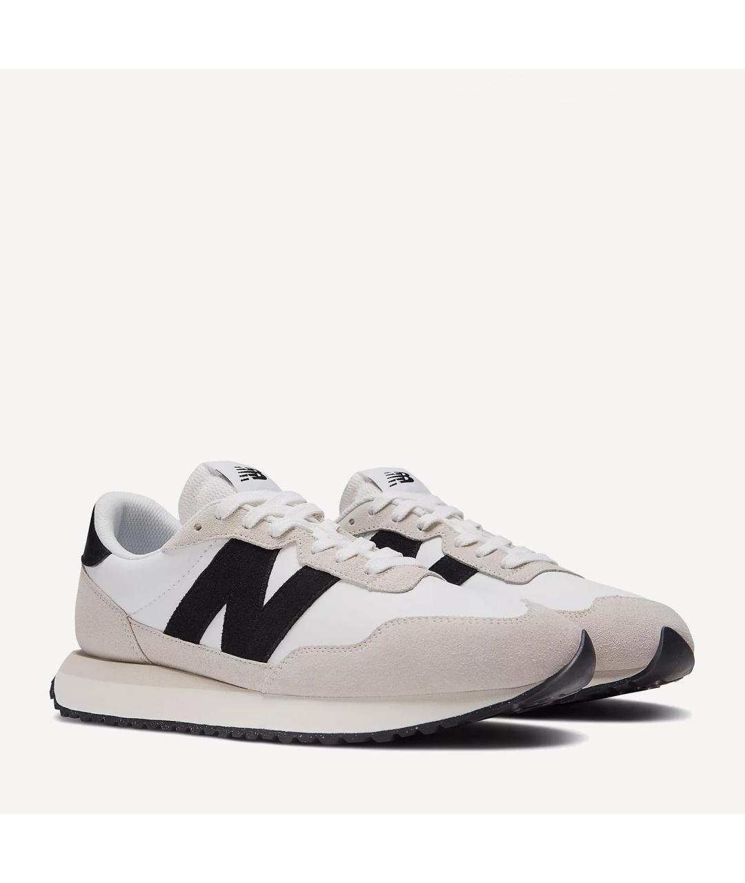 NEW BALANCE Бежевые замшевые низкие кроссовки / кеды, фото 2