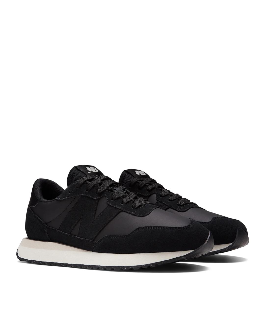 NEW BALANCE Черные замшевые низкие кроссовки / кеды, фото 2