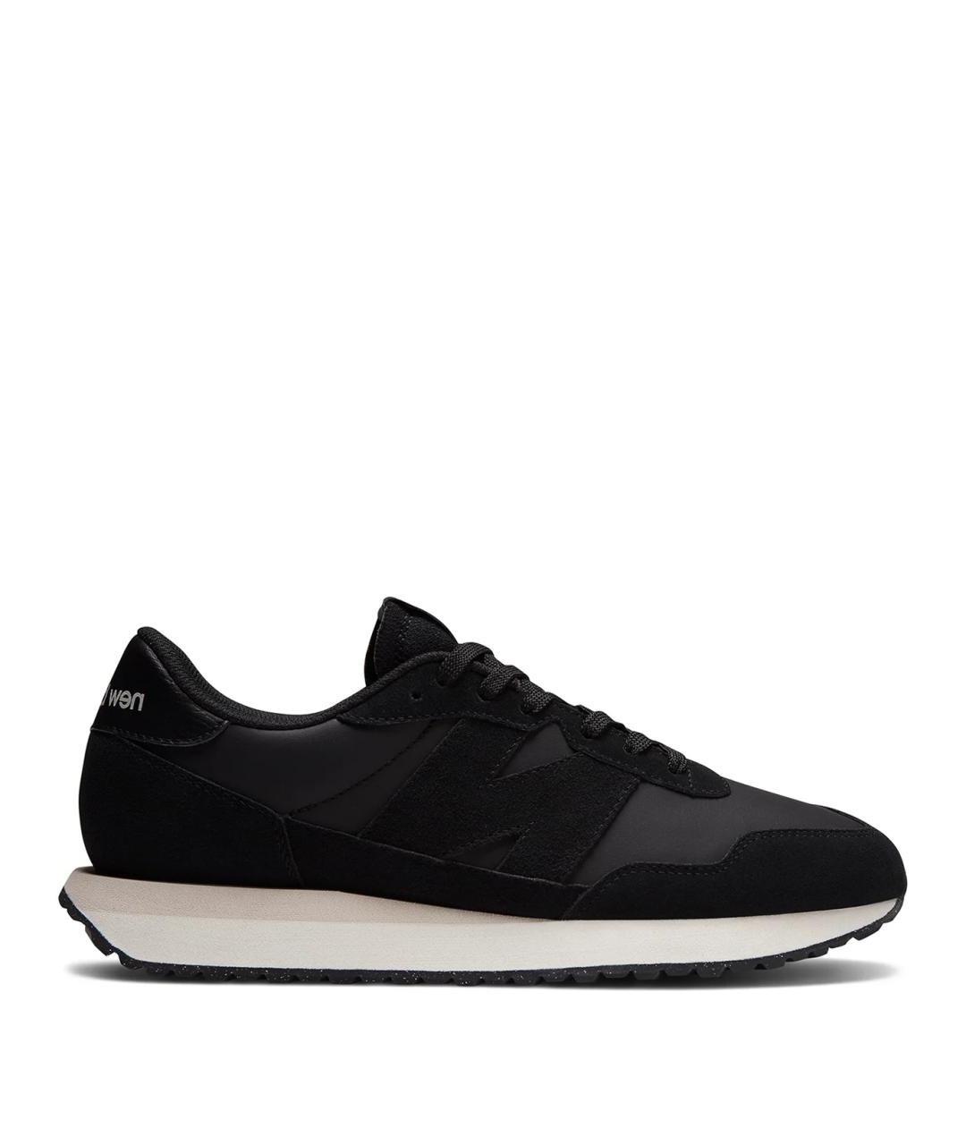 NEW BALANCE Черные замшевые низкие кроссовки / кеды, фото 1