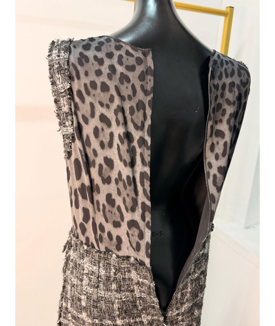 DOLCE&GABBANA Антрацитовое платье, фото 4