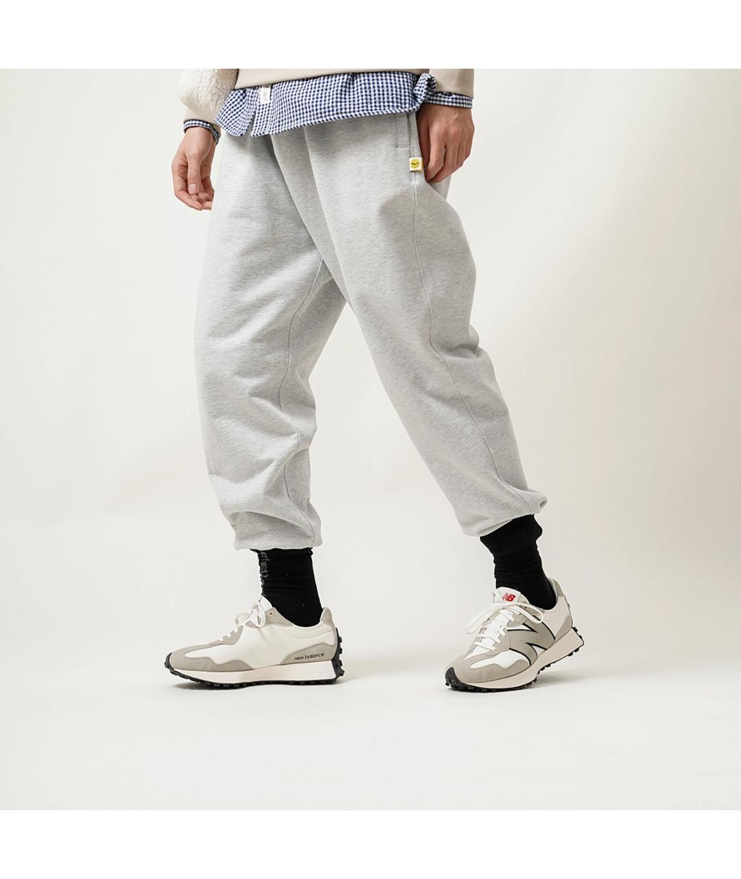 NEW BALANCE Серые замшевые низкие кроссовки / кеды, фото 3