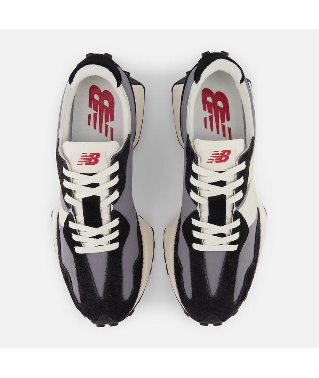 NEW BALANCE Черные замшевые низкие кроссовки / кеды, фото 3