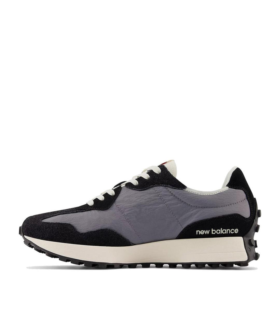 NEW BALANCE Черные замшевые низкие кроссовки / кеды, фото 4