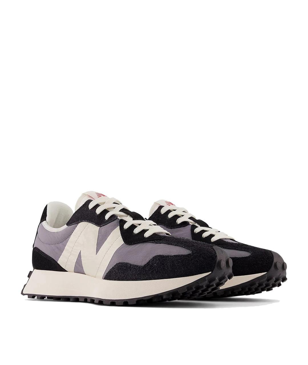 NEW BALANCE Черные замшевые низкие кроссовки / кеды, фото 2