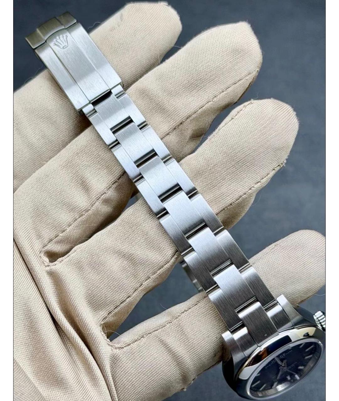 ROLEX Фиолетовые металлические часы, фото 4