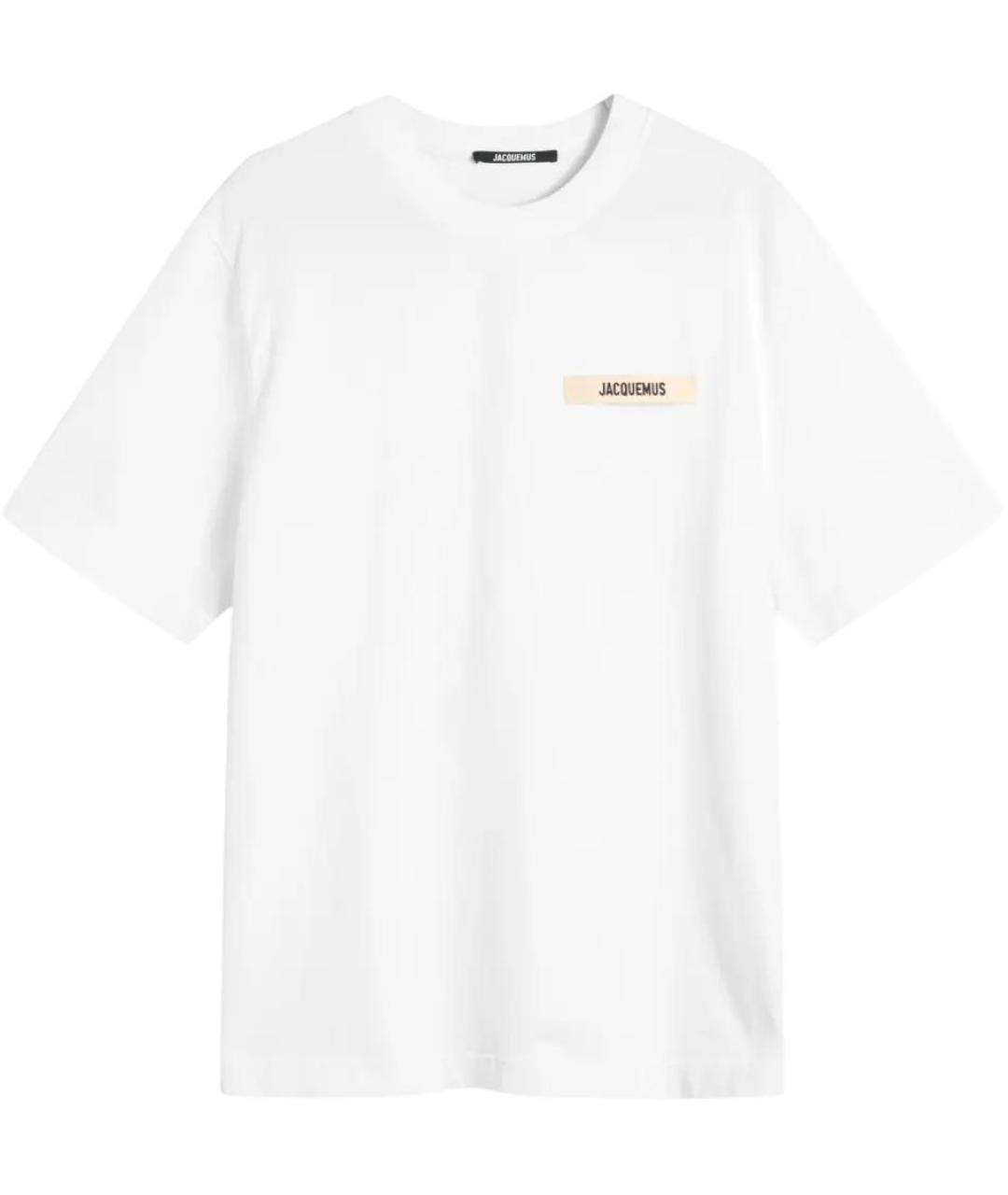 JACQUEMUS Белая футболка, фото 1