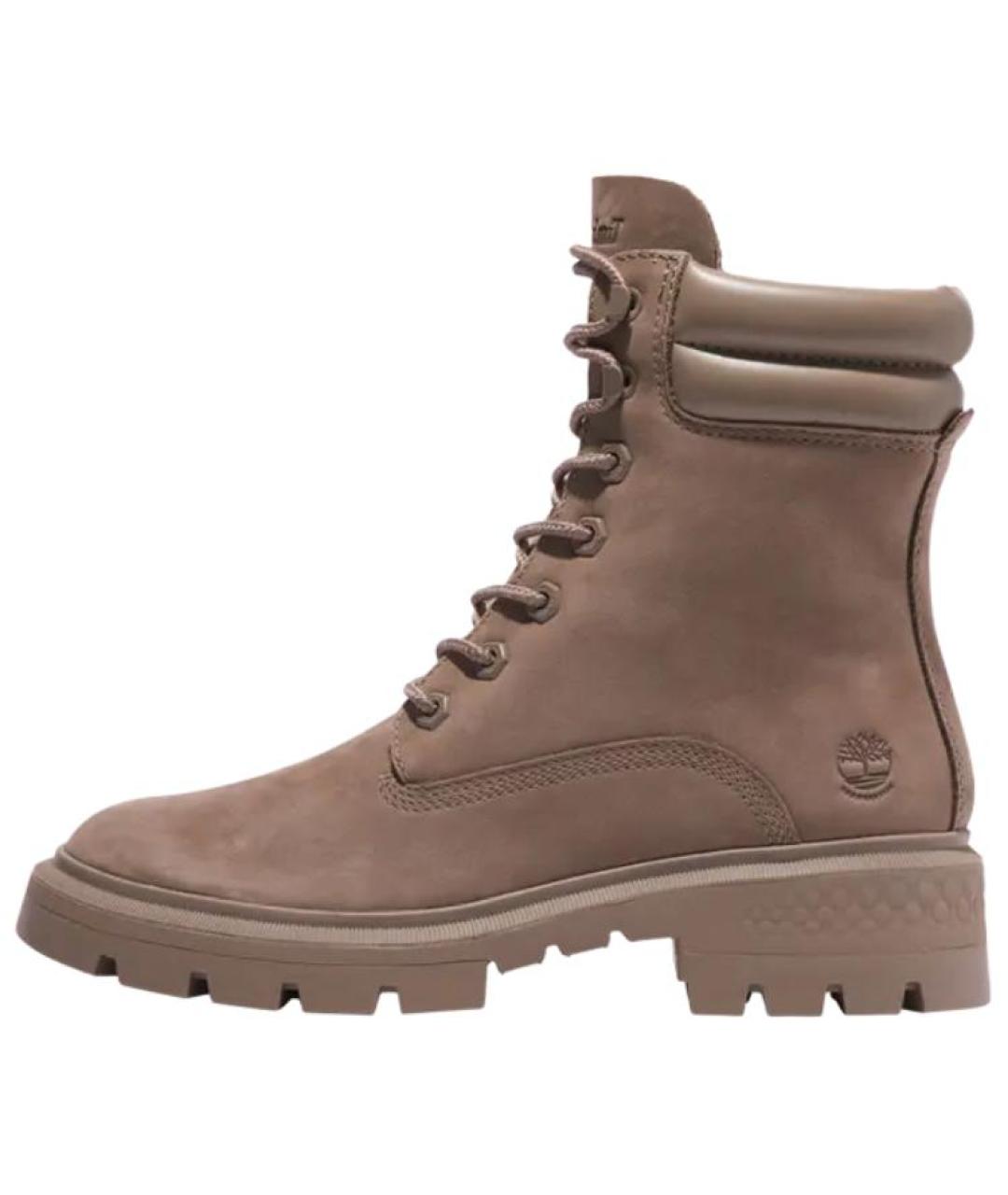 TIMBERLAND Коричневые нубуковые сапоги, фото 2