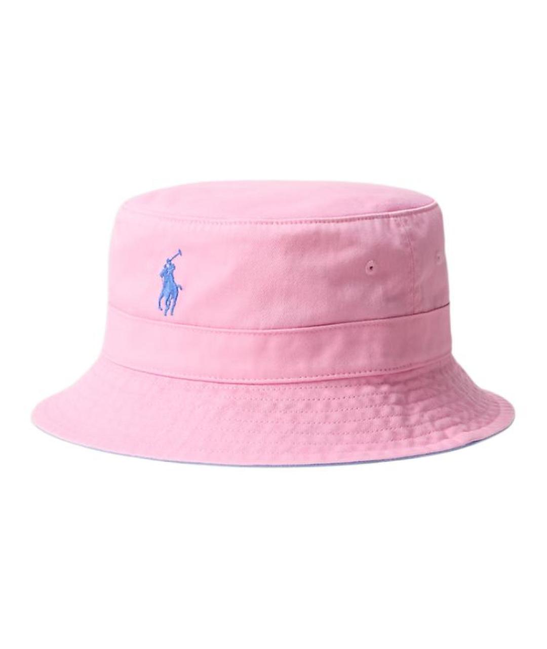 POLO RALPH LAUREN Розовая хлопковая кепка/бейсболка, фото 1