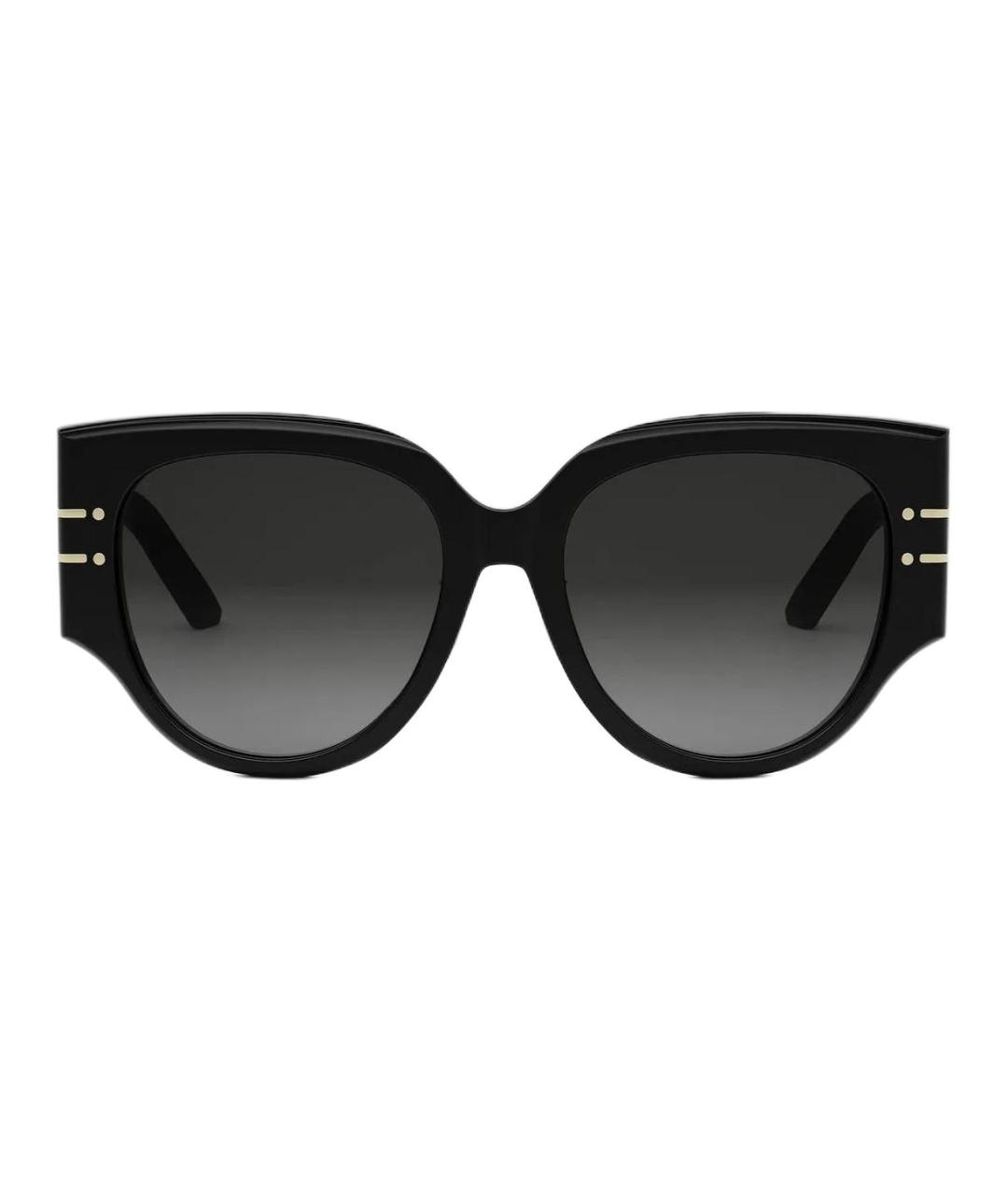 CHRISTIAN DIOR Черные пластиковые солнцезащитные очки, фото 2