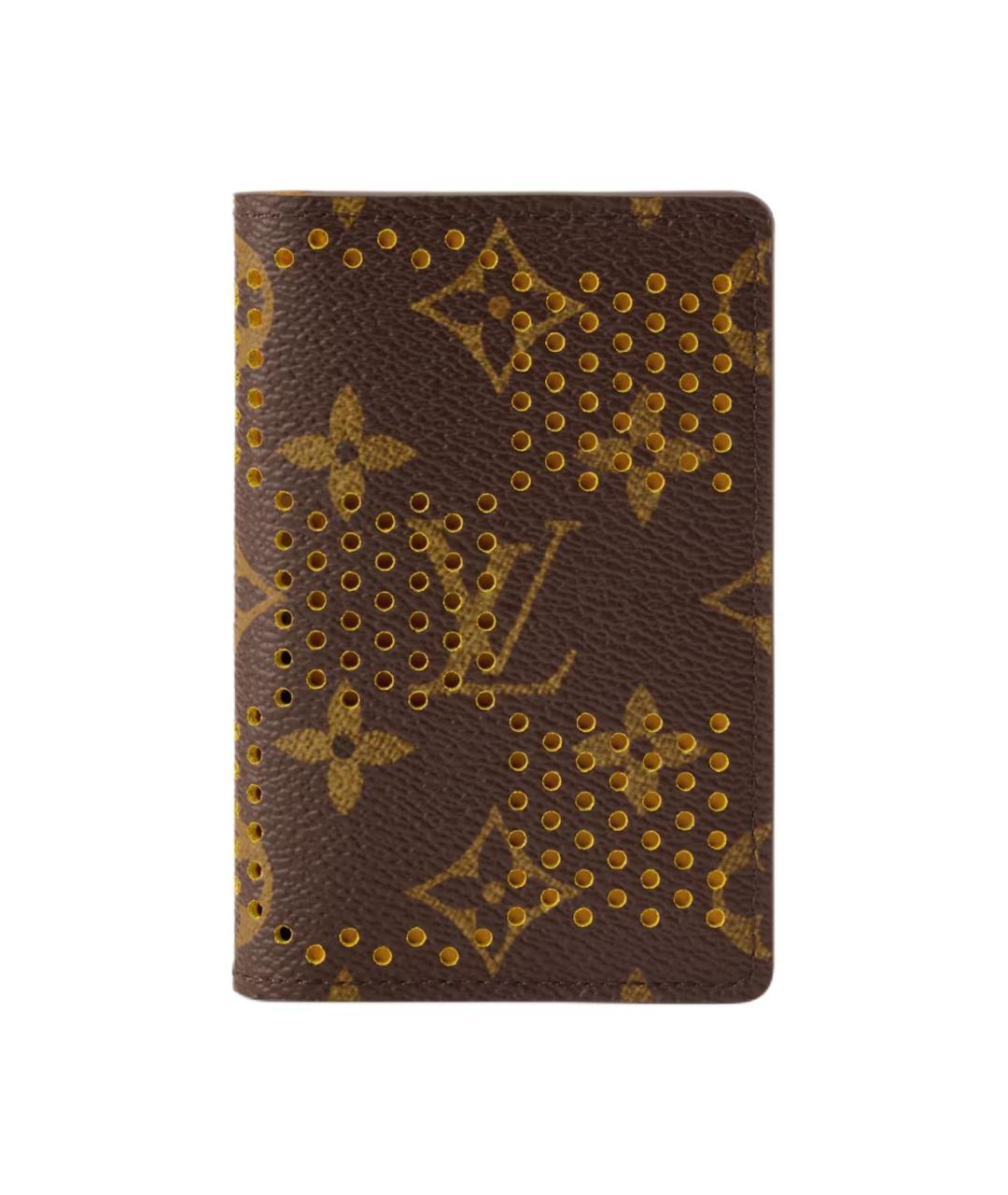LOUIS VUITTON Коричневый кардхолдер, фото 1