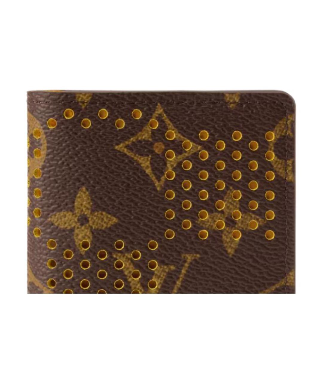 LOUIS VUITTON Коричневый кардхолдер, фото 5