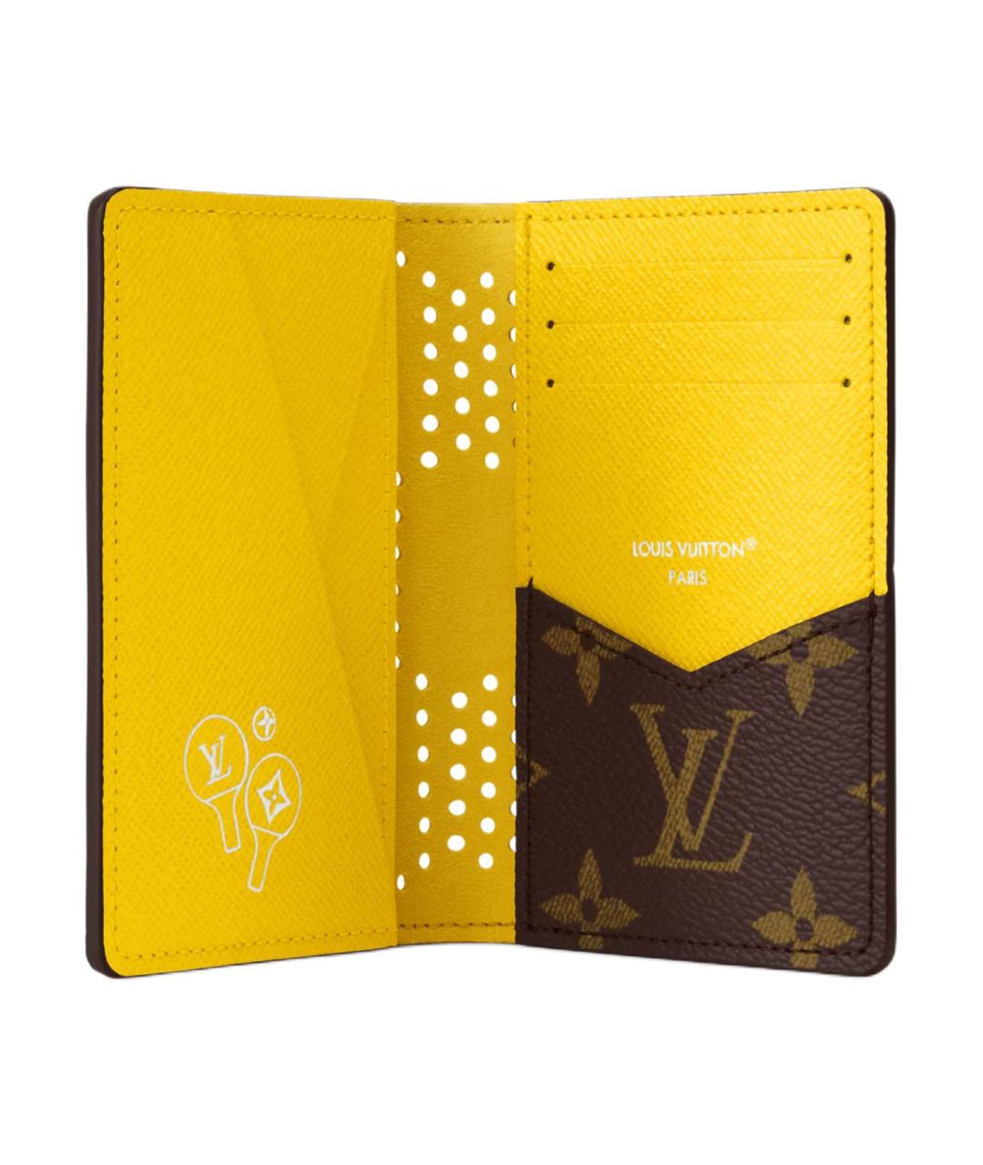 LOUIS VUITTON Коричневый кардхолдер, фото 4