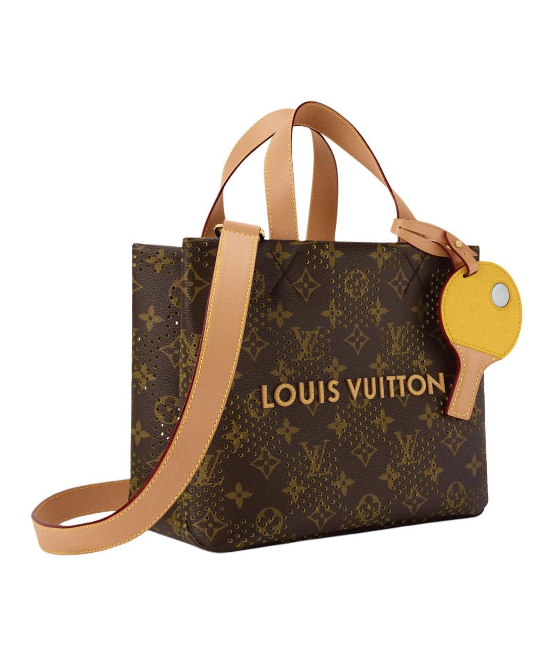 LOUIS VUITTON Коричневая сумка на плечо, фото 2