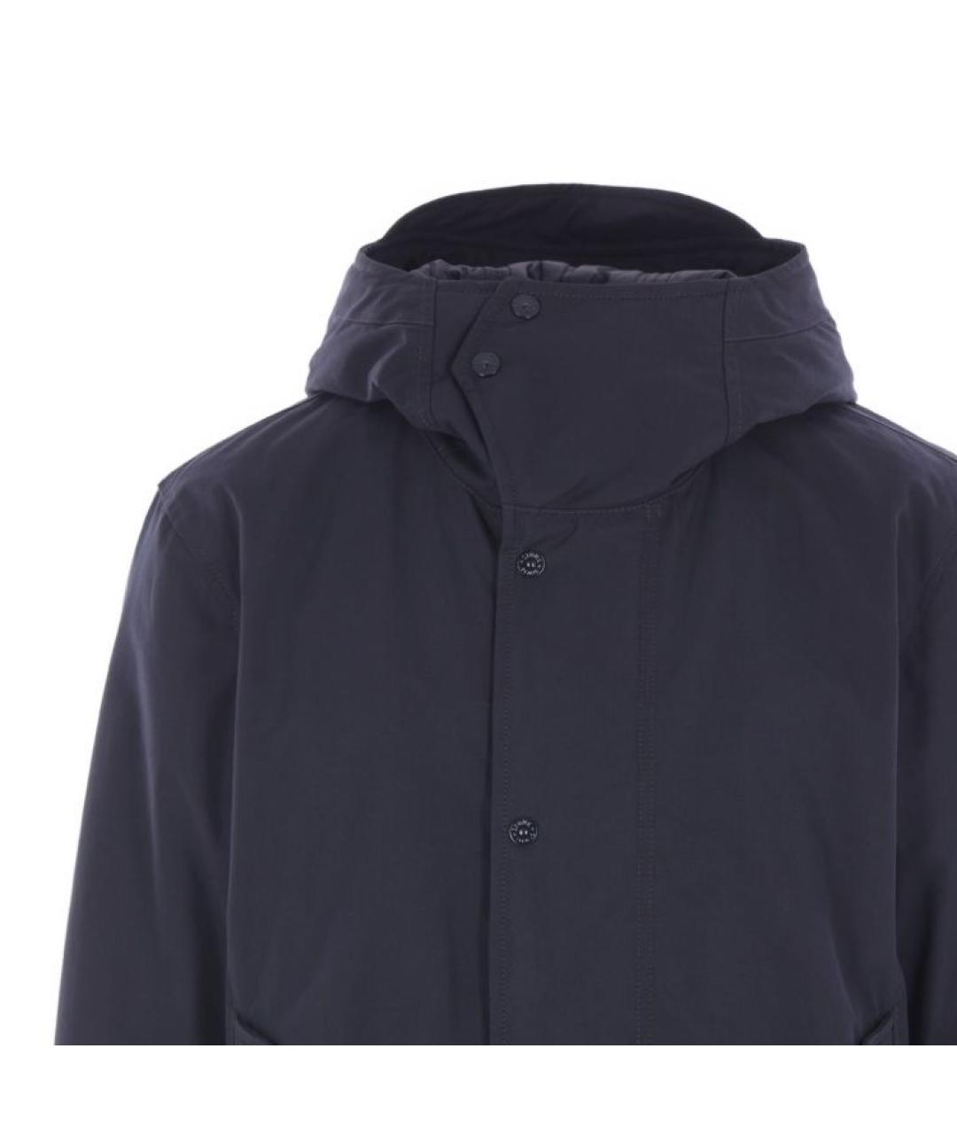 STONE ISLAND Темно-синее пальто, фото 3