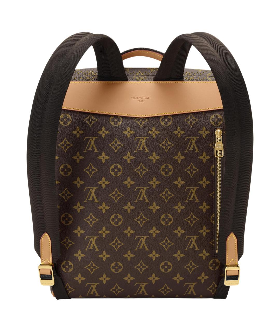 LOUIS VUITTON Коричневый рюкзак, фото 3