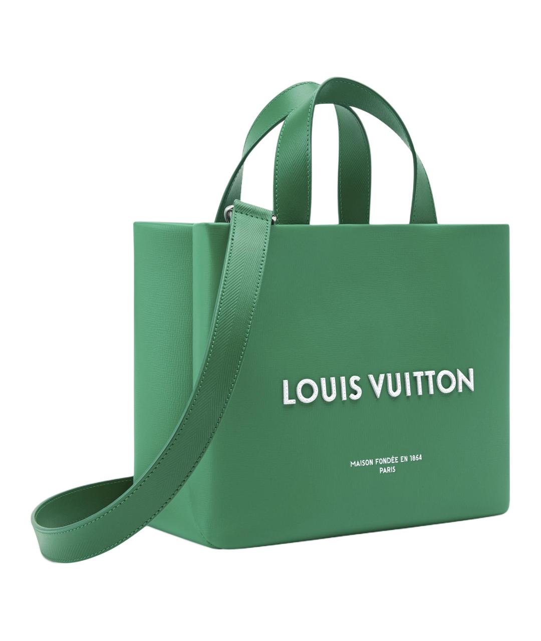 LOUIS VUITTON Зеленая сумка на плечо, фото 2
