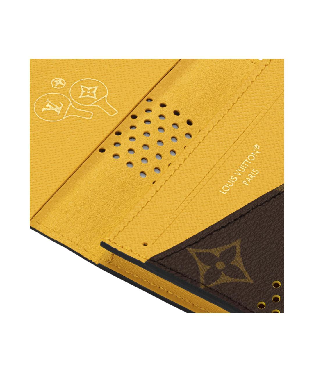LOUIS VUITTON Коричневый кардхолдер, фото 5