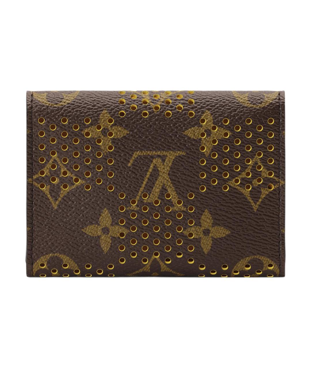 LOUIS VUITTON Коричневый кардхолдер, фото 3