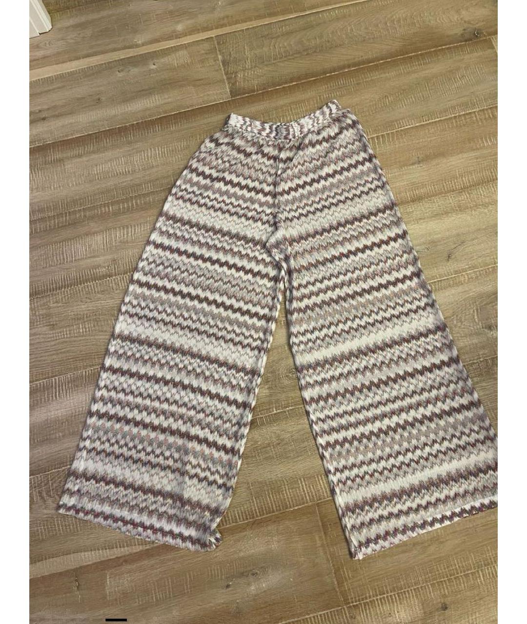MISSONI Мульти сетчатые брюки широкие, фото 7