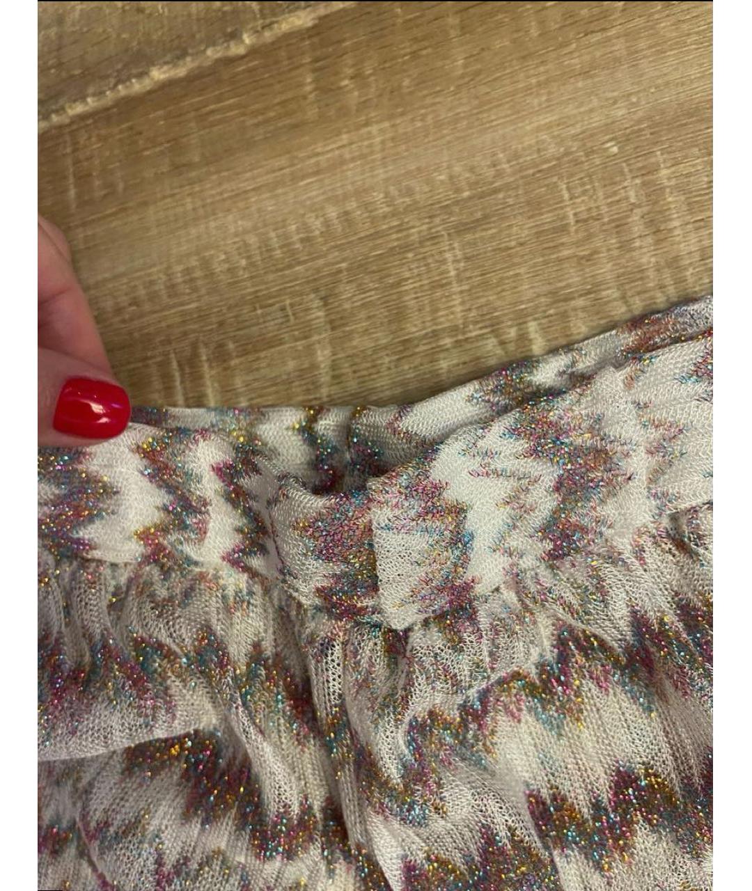 MISSONI Мульти сетчатые брюки широкие, фото 3