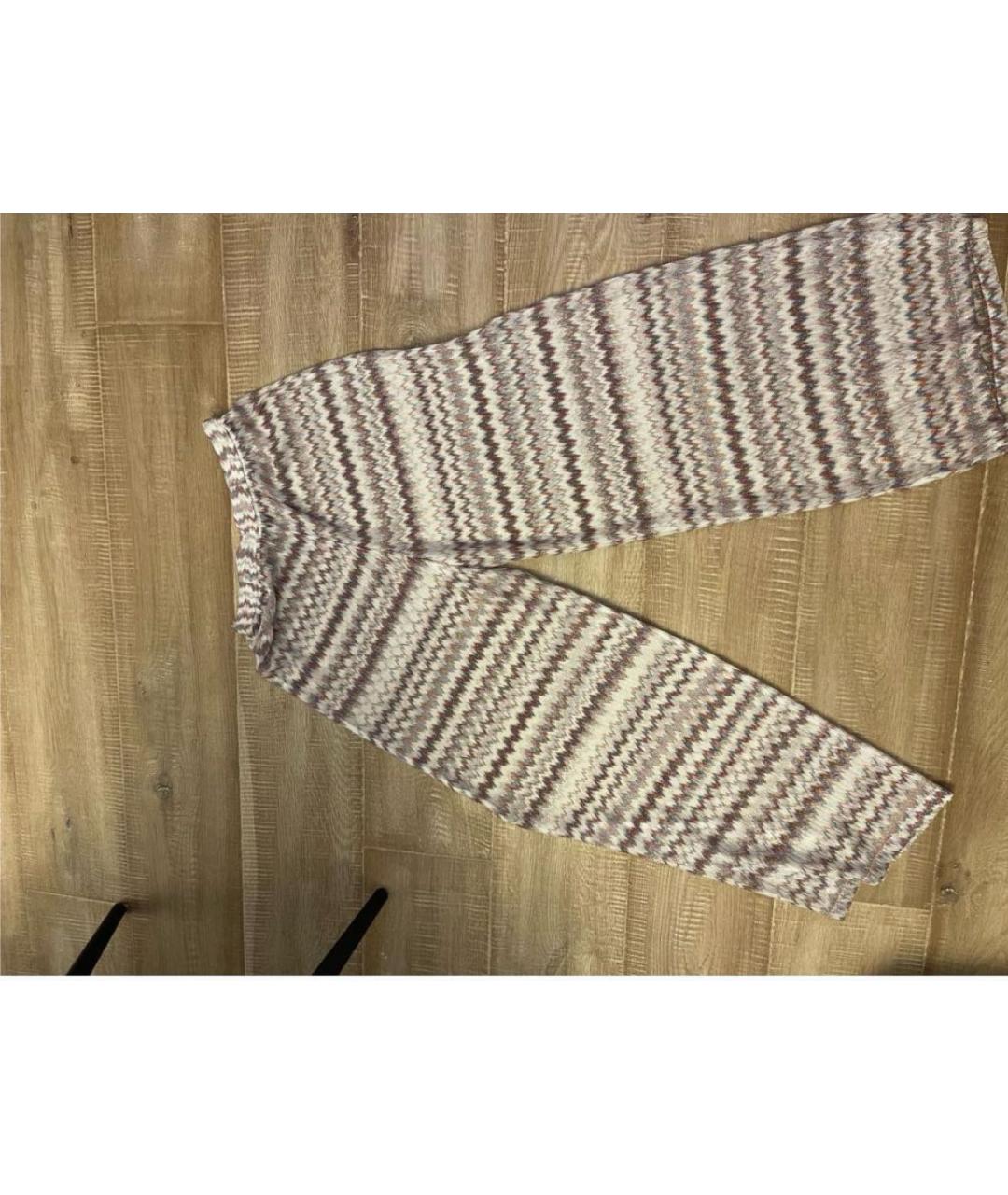MISSONI Мульти сетчатые брюки широкие, фото 5