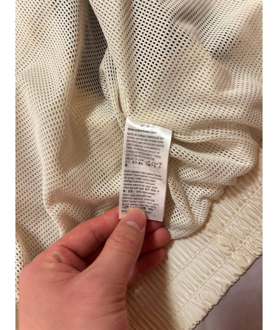 CALVIN KLEIN Белая куртка, фото 4