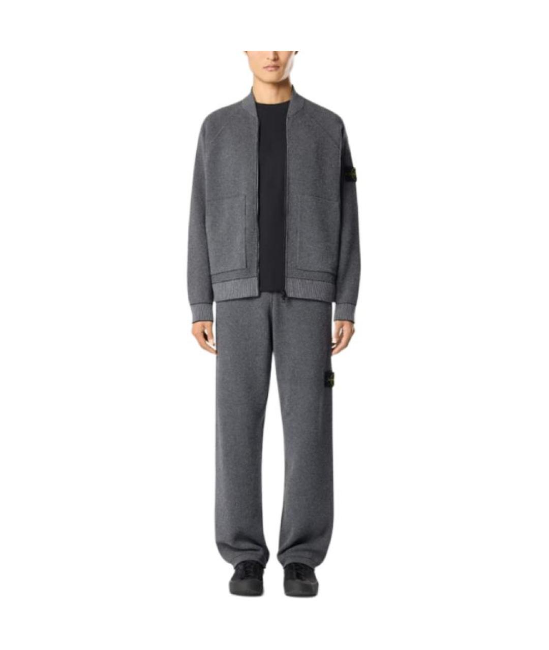 STONE ISLAND Серая куртка, фото 3